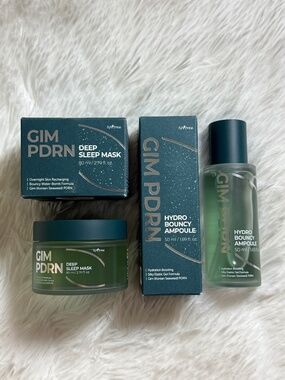 Isntree Gim PDRN Hydro Bouncy Ampoule & Deep Sleep Mask Duo